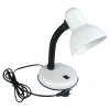 Lampka biurkowa E27 DTL001W DPM, elastyczne ramię, włącznik w podstawie, przewód 1,5 m, biała