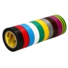 Taśma izolacyjna PVC ELECTRIX 211 19mm, mix 10 kolorów x 20m
