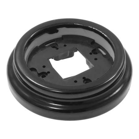 Ramka ceramiczna pojedyncza czarna do włączników i gniazd natynkowych Ceramic Loft