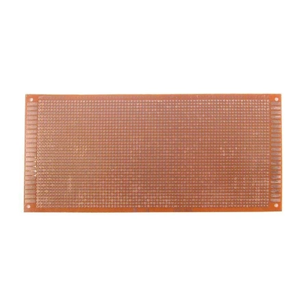 Płytka uniwersalna 10 x 22 cm, jednostronna, raster 2,54 mm, czerwona, PU14