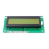 Wyświetlacz LCD alfanumeryczny 2x16, sterownik S6A0069, podświetlenie zielone, szare znaki