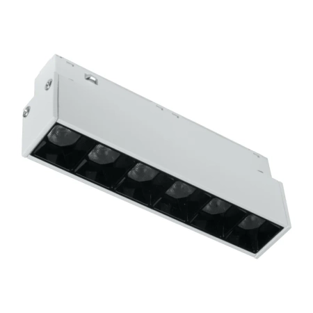 Reflektor szynowy magnetyczny liniowy 6W 480lm 4000K biały M-LINE