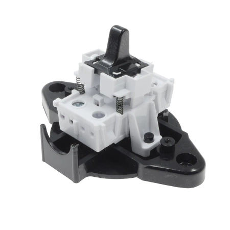 Włącznik dzwonkowy, montaż natynkowy, kolor czarny, seria Retro PRL