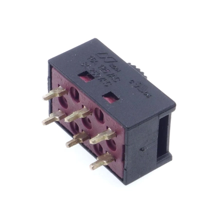 Przełącznik suwakowy podwójny, 2 pozycyjny, do druku