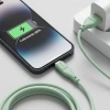 Kabel USB-A - USB-C, 2,4 A, 1 m, zielony, Miccell, MIC-004039