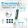 Klucz nasadowy wielofunkcyjny HW-318 Proskit 8-19mm, 5/16''-3/4''