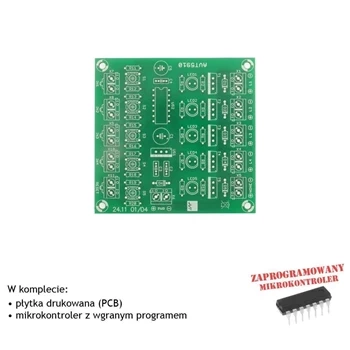 Gra: Kto pierwszy, PCB i mikroprocesor do projektu AVT5910