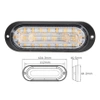Lampa strobo + kierunek LED LW0047 ECE R148 R65 R10 12V/24V