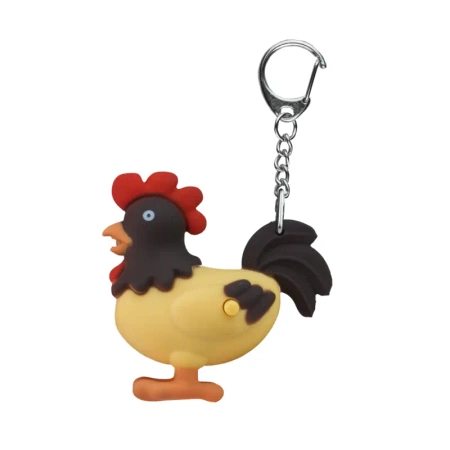 Latarka LED brelok z dźwiękiem – zwierzaki: kurczak, krowa, osioł, owca