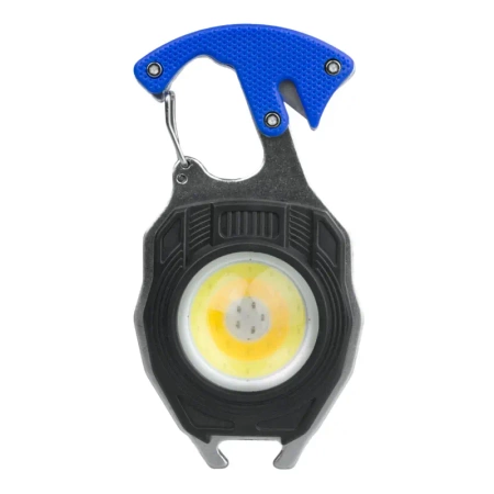 Latarka LED z gwizdkiem, otwieraczem i wkrętakiem - brelok LED 740lm 500mAh, - DPM SP0104