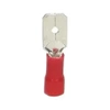 Konektor płaski męski izolowany 6.3mm 1mm² - końcówka kablowa - blister 10szt