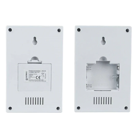 Dzwonek bezprzewodowy DING-DONG bateryjny, biały, W882W