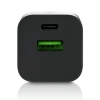 Ładowarka USB, ładowarka sieciowa, szybkie ładowanie QC3.0 + USB-C PD PPS 30W, everActive GaN SC-390QB
