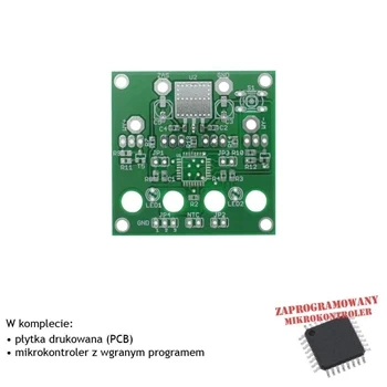 Modelarski regulator dwukierunkowy, PCB i mikroprocesor do projektu AVT5190