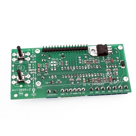 Komputer samochodowy z wyświetlaczem LCD białe znaki - KIT AVT 3095/1