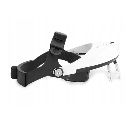 Lupa nagłowna LED MG81001-H, 2LED, 5 wymiennych szkieł, 2 paski regulacyjne