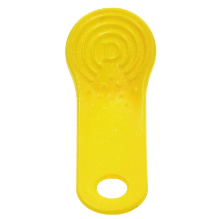 Uchwyt-brelok do pastylki iButton DS1990/DS1990A MicroCan F5, kolor żółty