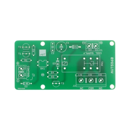 Przekaźnik elektromagnetyczny sterowany optoelektronicznie - PCB do projektu AVT 5960