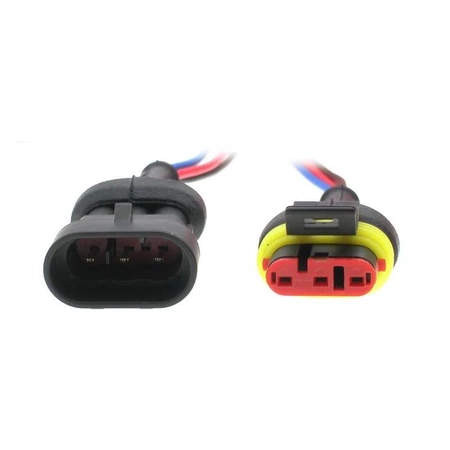 Złącze samochodowe hermetyczne x3 SuperSeal 1.5, przewód 20cm