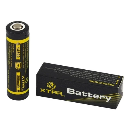 Akumulator Li-Ion 14500 3.7V 800mAh z zabezpieczeniem, Xtar