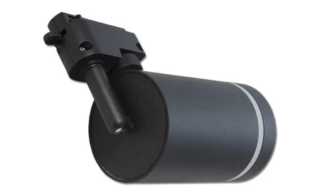 Reflektor szynowy z gniazdem GU10, model RING 70mm czarny