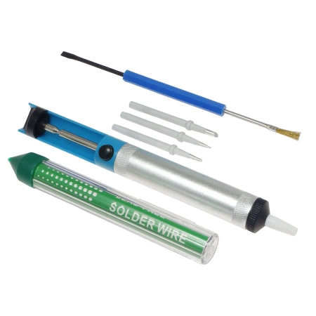 Stacja lutownicza ZD-98 z zestawem akcesoriów. Praktyczny zestaw lutowniczy do domowego warsztatu.