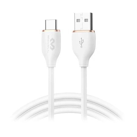 Kabel USB-A do USB-C 6A 1,5m biały Miccel