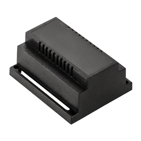 Obudowa modułowa na szynę DIN Z101, 89 × 107 × 65,6 mm, ABS V0, czarna, Kradex