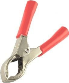 Kleszcze akumulatorowe 36A, rozwarcie 12-22mm, czerwony