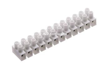 Kostka elektryczna 12-polowa 450 V~ 15 A, raster 8,2 mm, izolator PA66, TLDG08HS-0-12P