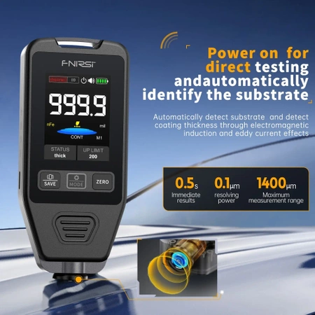 Tester grubości lakieru 0-1400um FNIRSI CTG20