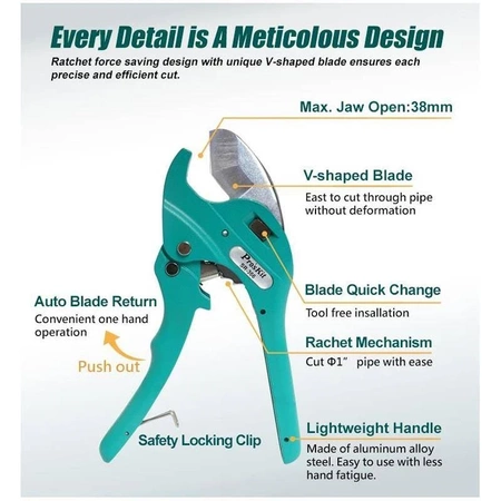 Nożyce - obcinacz do rur plastikowych, SR-366 Proskit