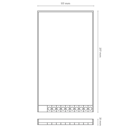 Zasilacz zewnętrzny do szynoprzewodów magnetycznych 200W 48V DC M-LINE