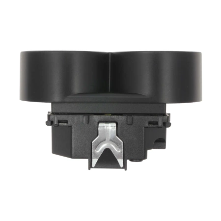 Moduł - Gniazdo elektryczne Schuko podwójne - czarny - Tawoia Glass