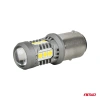 Żarówki LED BAU15S PY21W, światło białe, do lamp z pomarańczowym kloszem, 12/24 V, 15 diod SMD, 2 szt. - AMiO 05001