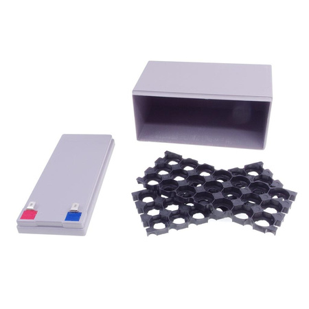 Pojemnik na akumulatory 18650 - obudowa 7x3 - koszyk na baterie ogniwa