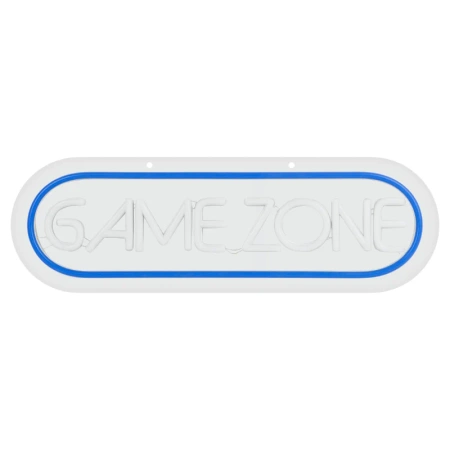 Neon LED "game zone", dekoracja LED 42,5x13,7cm zasilanie z baterii lub USB