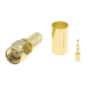 Wtyk SMA H155 zaciskany na kabel, złoty