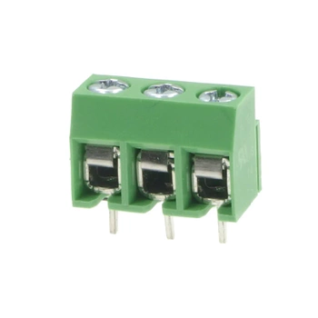 Złącze śrubowe do druku, 3 pola, raster 5mm, wysokość 10,2mm, 300V / 10A, 1,5mm², PA66, Degson DG126