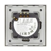Włącznik podwójny Smart 600W ZigBee - dotykowy szklany panel czarny - podtynkowy - TAWOIA Smart Home