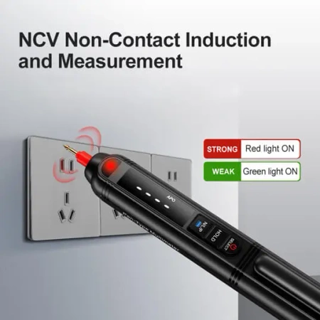 Multimetr cyfrowy w formie długopisu NOYAFA NF-620 Smart Pen – tester napięcia, rezystancji i ciągłości obwodu