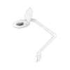 Lampa stołowa 8W LED z lupą 5 dioptrii biała, mocowanie do blatu, 6500K, 650lm