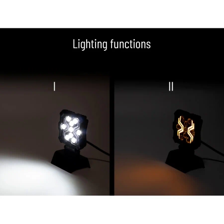 Lampa robocza LED samochodowa, X-SPIDER 2, 18W, 12V/24V, IP67, L0195