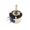 Potencjometr obrotowy liniowy 10 kom, 3 W, oś 4 mm, wyprowadzenia lutownicze