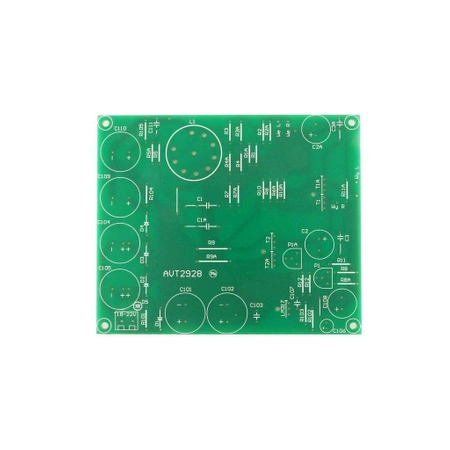 Hybrydowy wzmacniacz słuchawkowy stereo klasy A - PCB do projektu AVT 2928