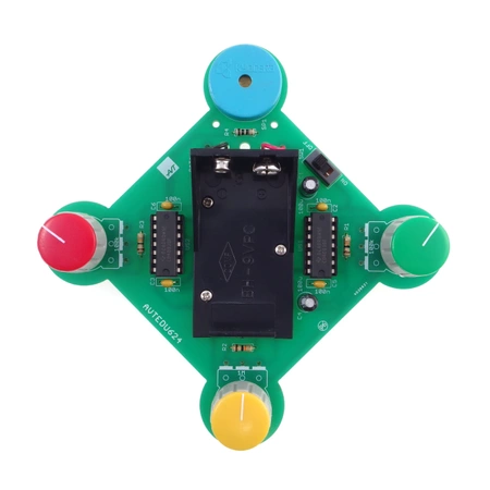 Konsola Audiochaos - prosty generator dzwięków. Zestaw DIY do nauki lutowania AVT EDU624