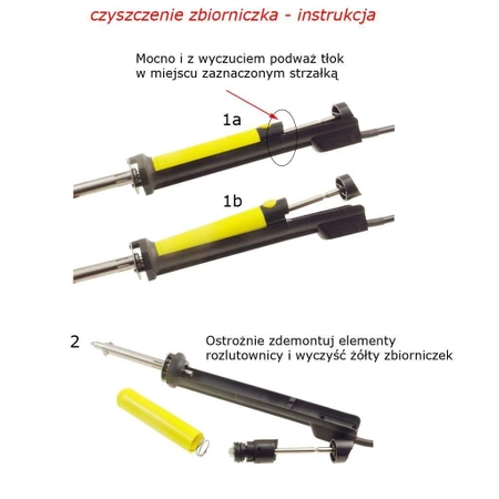 Lutownica 40W z odsysaczem cyny (rozlutownica)