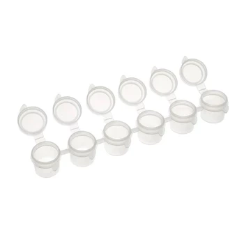 Pojemnik plastikowy 5ml - połączone zamykane pojemniki 6szt