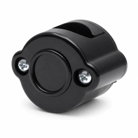 Uchwyt kabla plastikowy 42×32 mm natynkowy czarny - Retro PRL
