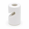 Uchwyt ceramiczny biały 20×30 mm do przewodu natynkowego - Ceramic Classic Loft